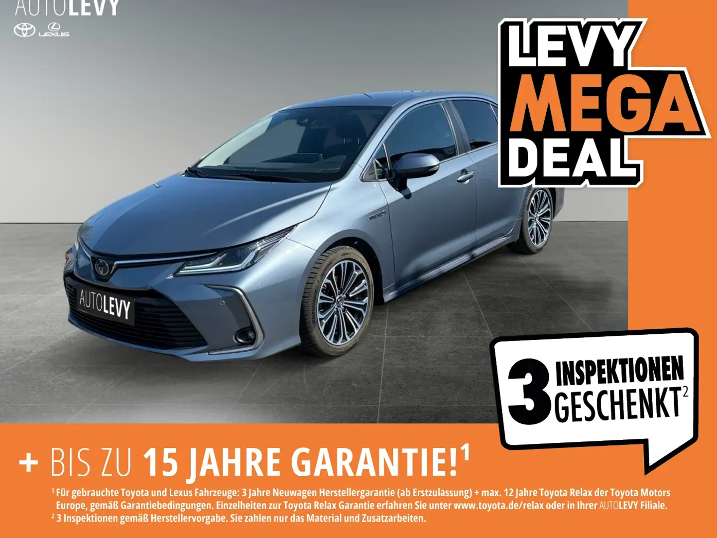 Toyota Corolla Limousine 1.8 Hybrid *NAVI*KAMERA* Grey - 1