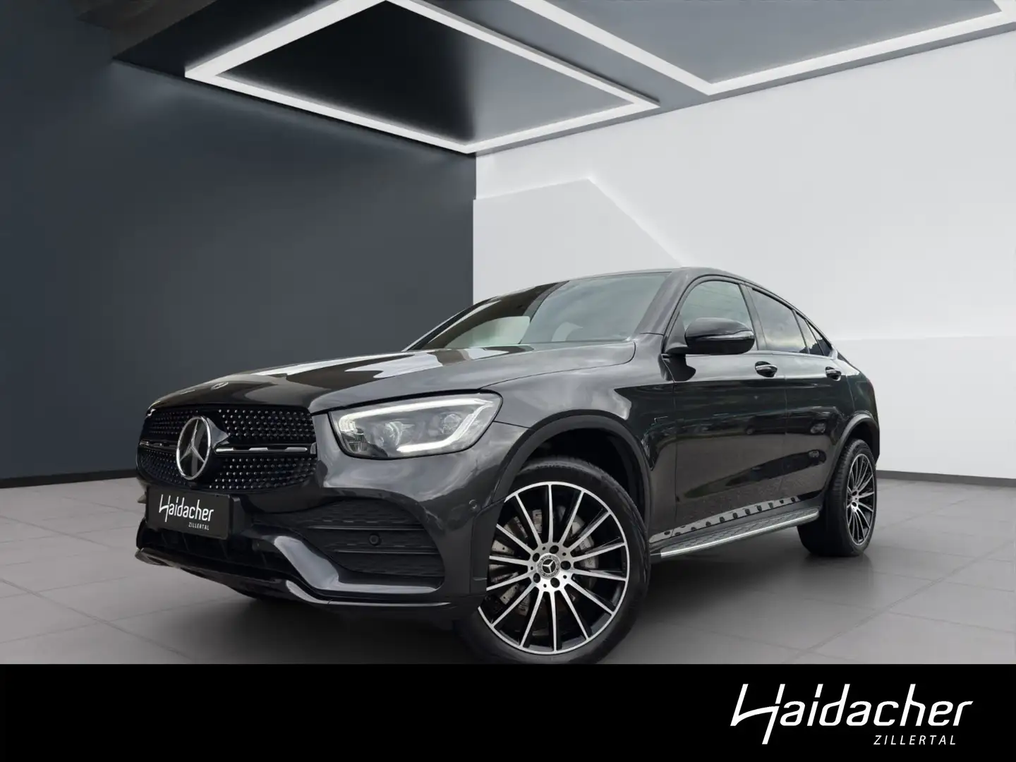 Mercedes-Benz GLC 300 de 4MATIC Coupé Distr KeyGo PTS Shz Ambi Grau - 1