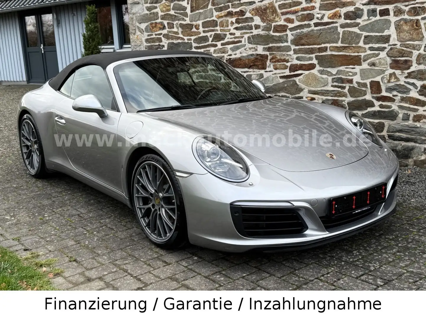 Porsche 991 911 Carrera Cabriolet 3.0 / 1-Hand / Spyder Silber - 1
