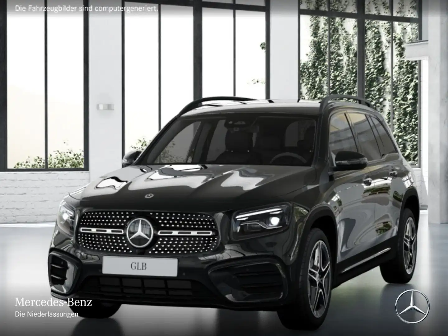 Mercedes-Benz GLB 180 AMG+NIGHT+AHK+MULTIBEAM+KAMERA+19"+TOTW+7G Černá - 2