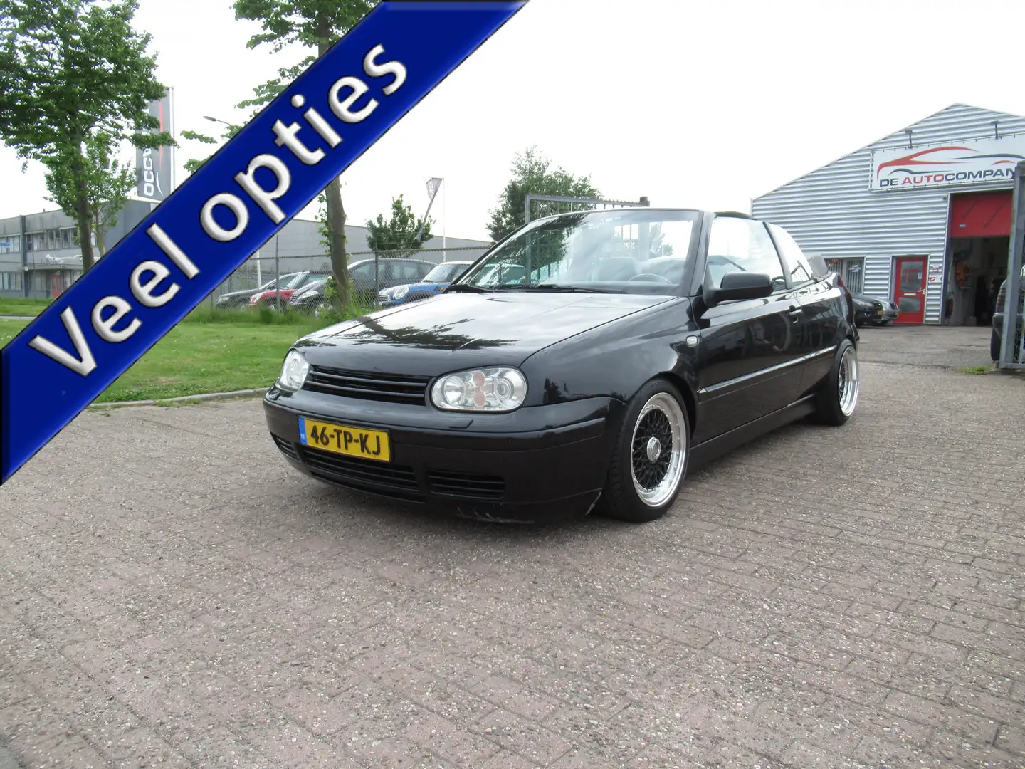 Volkswagen Golf Cabriolet VR6 Zeer Nette Auto Zwart - 1