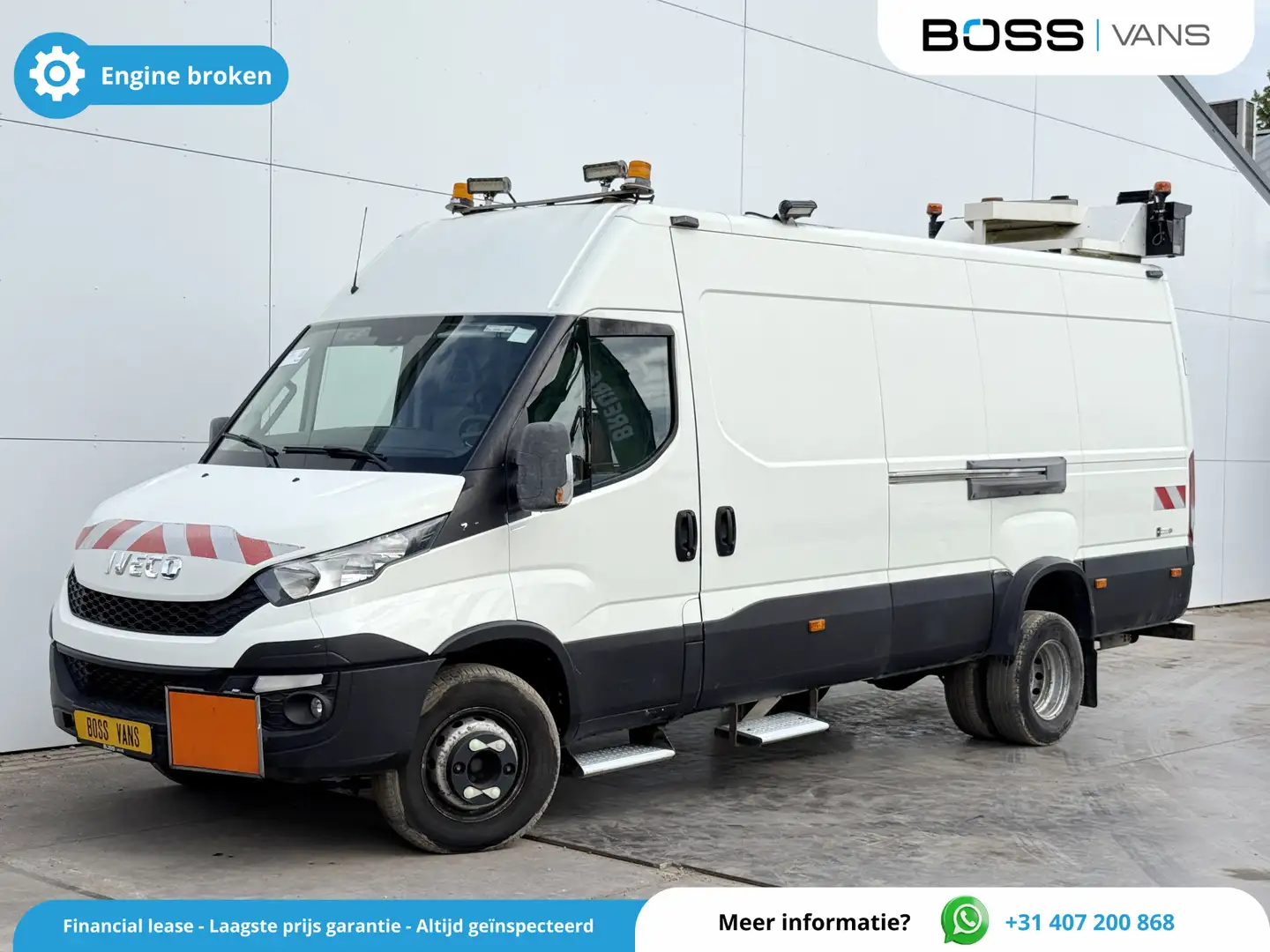 Iveco Daily 70C17 3.0 **Engine Broken** 3.0L L4H2 Dubbellucht Wit - 1