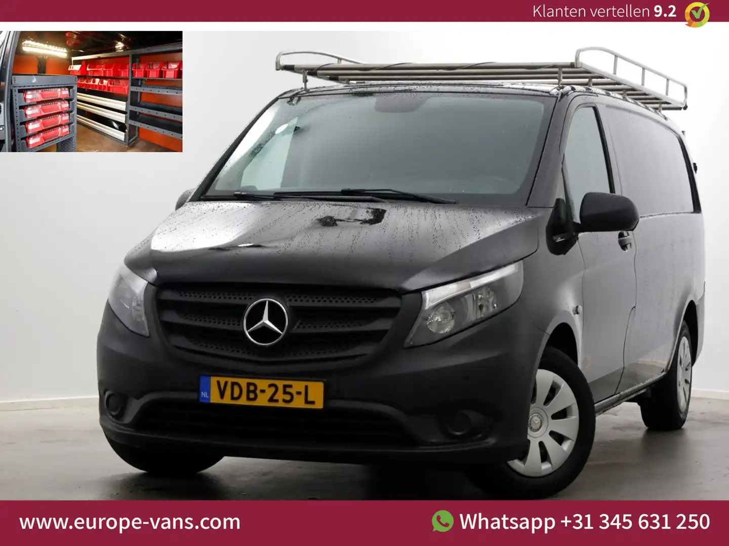Mercedes-Benz Vito 114 CDI Lang 7G Automaat Airco/Camera/Inrichting 1 Zwart - 1