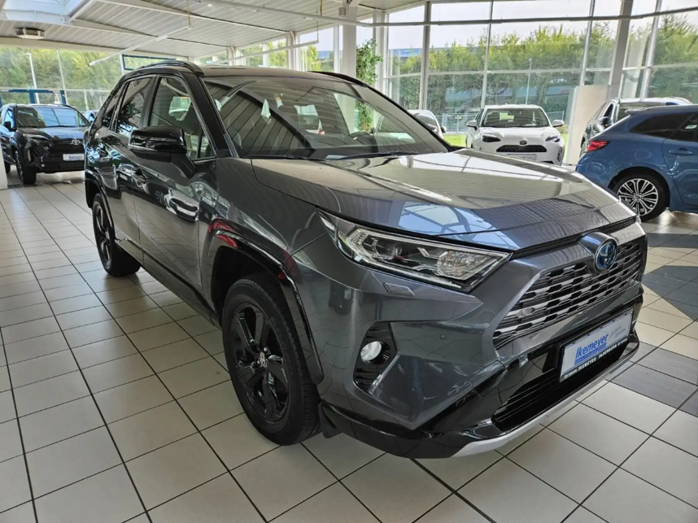 Toyota RAV 4 2.5 Hybrid Style elektr. Heckklappe Teilleder Sitz Grau - 2