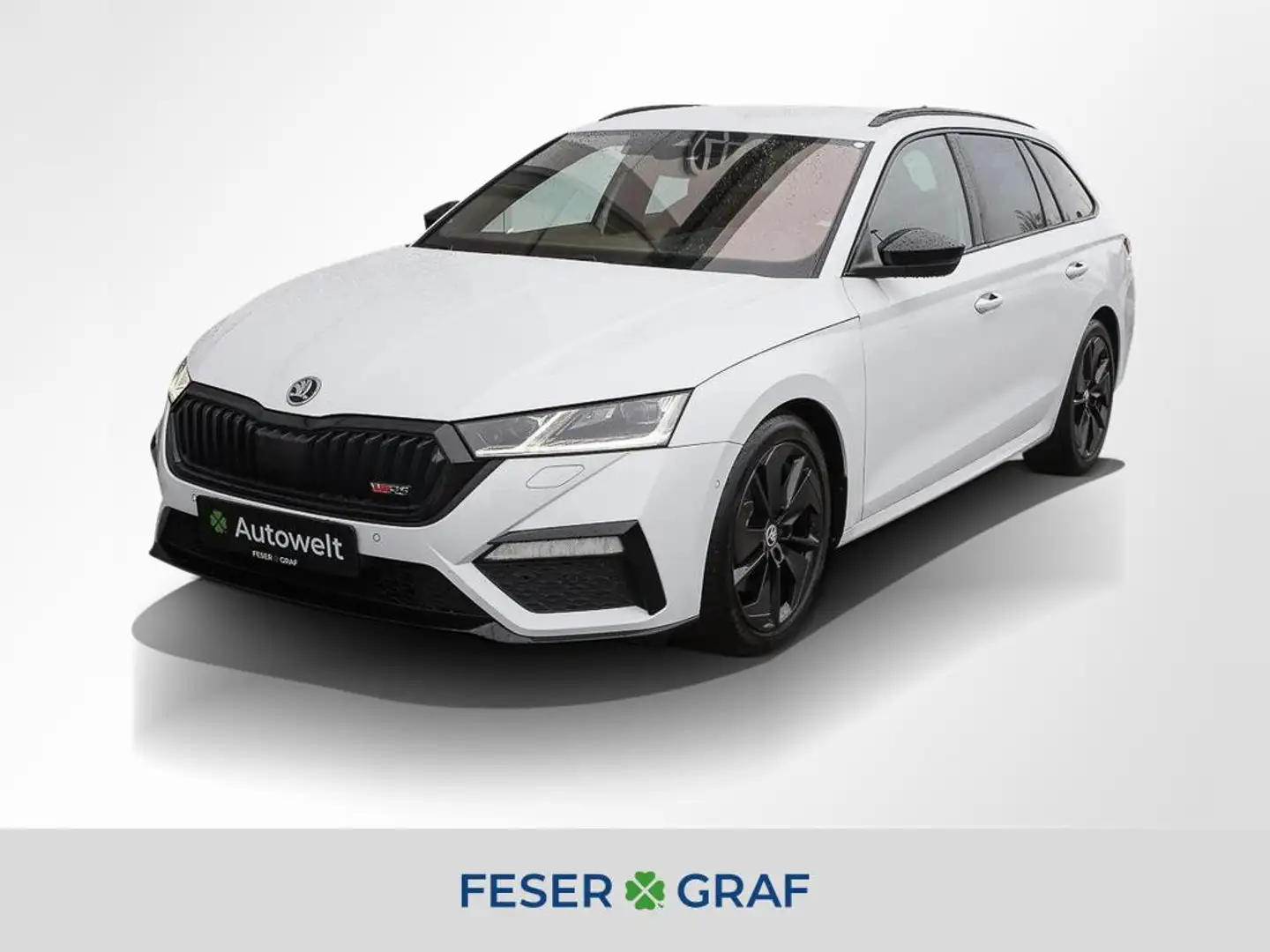 Skoda Octavia Combi RS 2.0 TDI DSG Head-Up Matrix Navi Weiß - 1