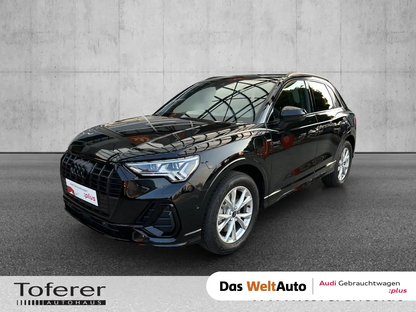 Audi Q3 e-tron 45 TFSI e S line exterieur Schwarz - 1