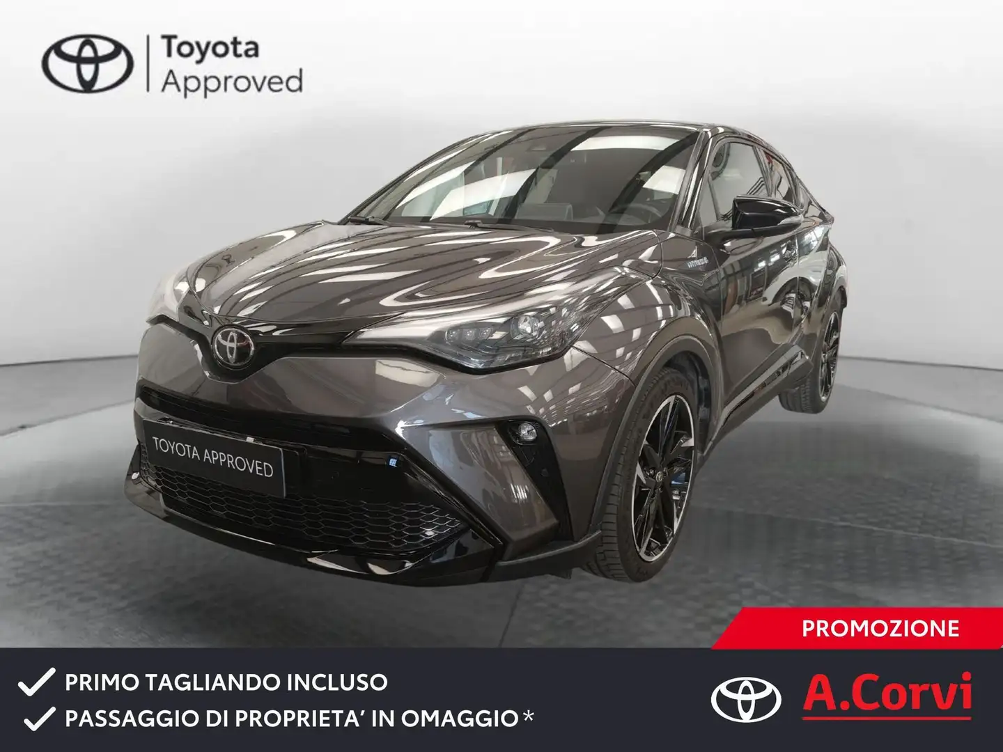 Toyota C-HR 2.0 Hybrid E-CVT GR-S Grigio - 1