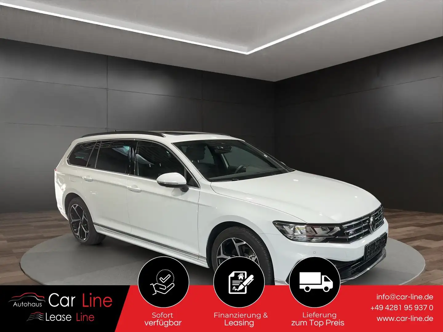 Volkswagen Passat Variant Business 4Motion R-Line 2.0 TDI Bianco - 1