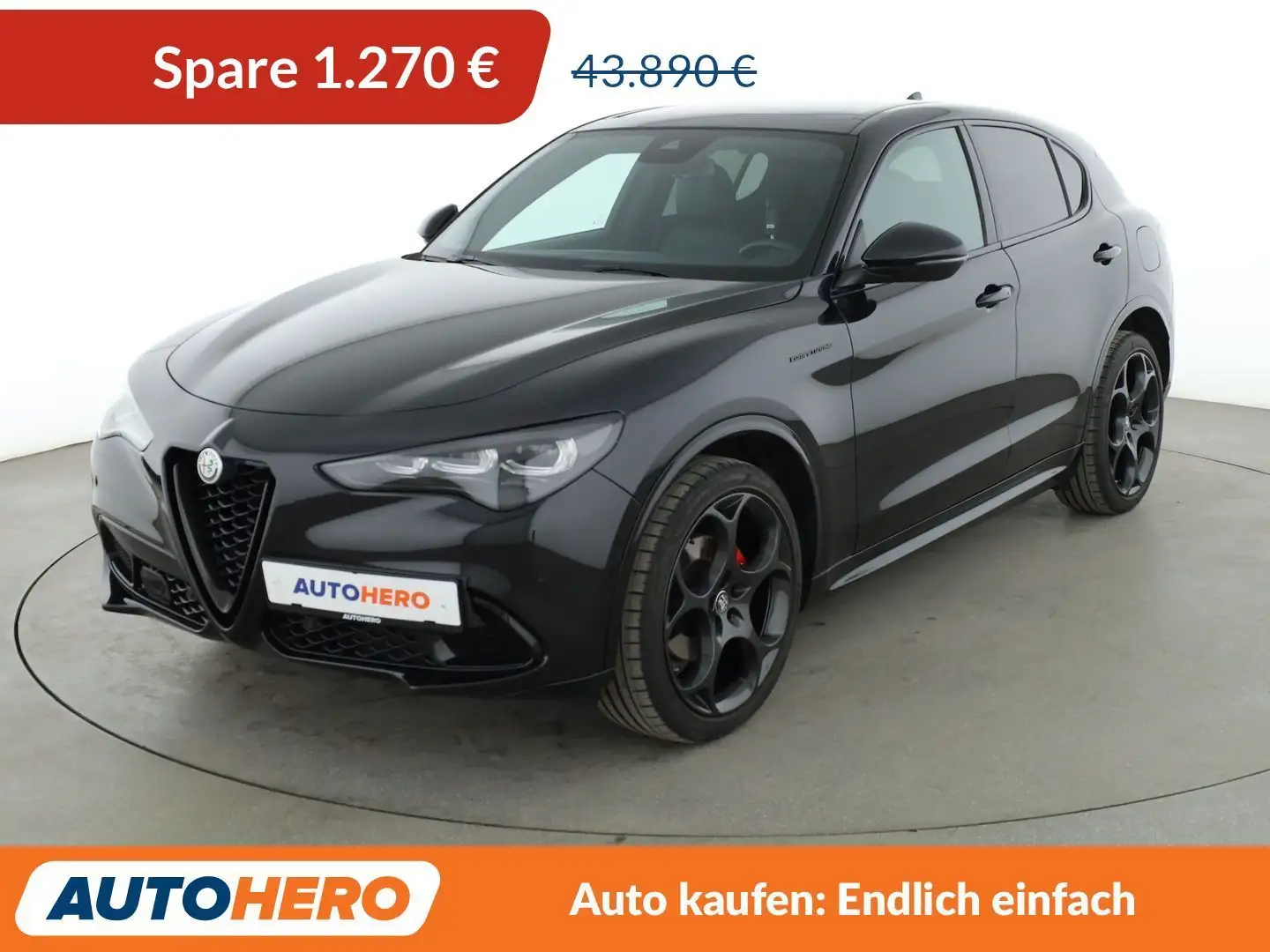 Alfa Romeo Stelvio 2.0 Turbo Competizione Q4 Aut.*LED*H&K-SOUND*PANO* Schwarz - 1