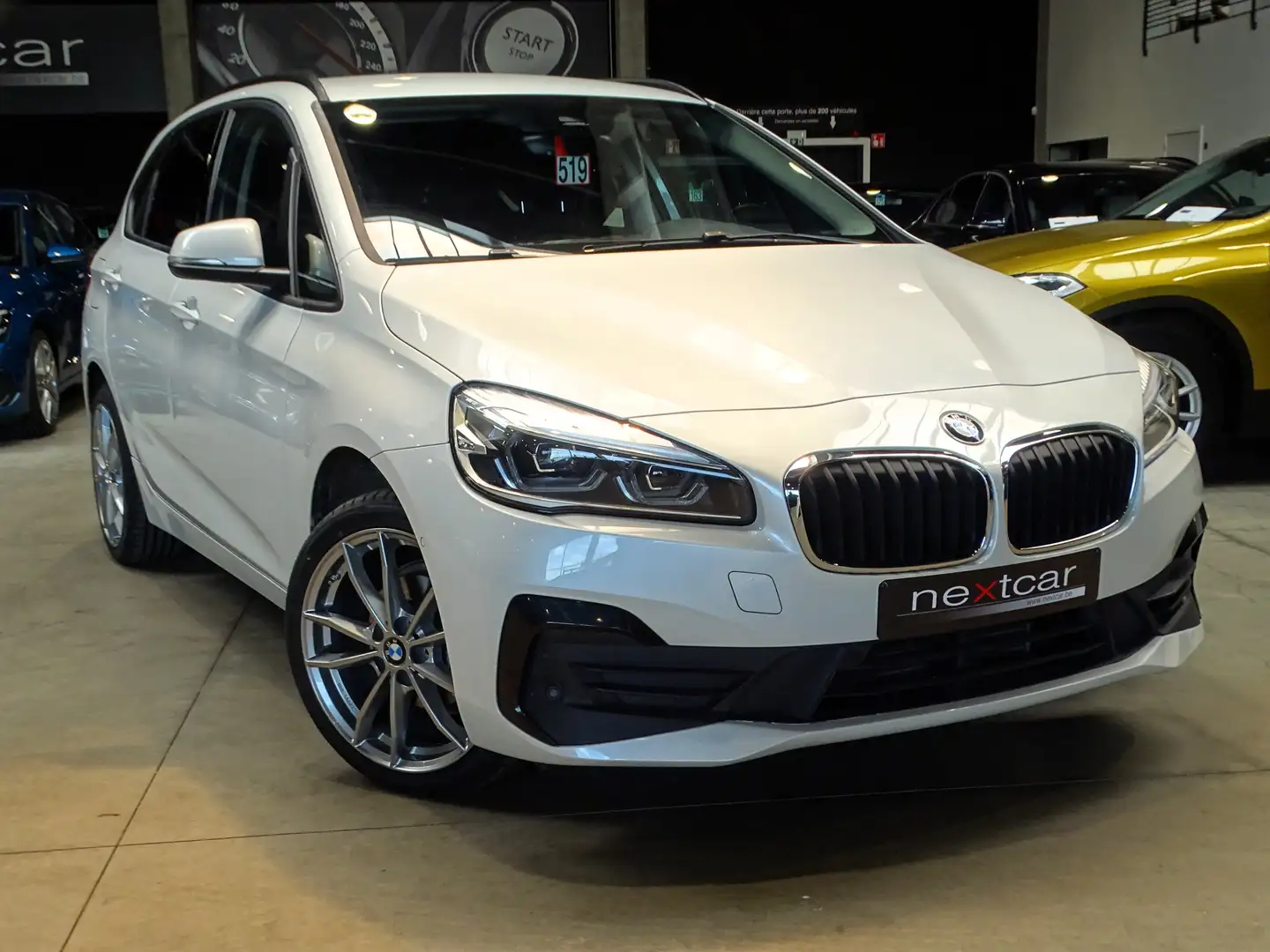 BMW 216 i Active Tourer *FULL LED-NAVI-CUIR-CRUISE-PARK* Blanc - 2
