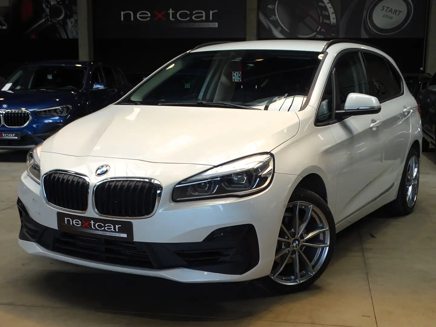 BMW 216 i Active Tourer *FULL LED-NAVI-CUIR-CRUISE-PARK* Blanc - 1
