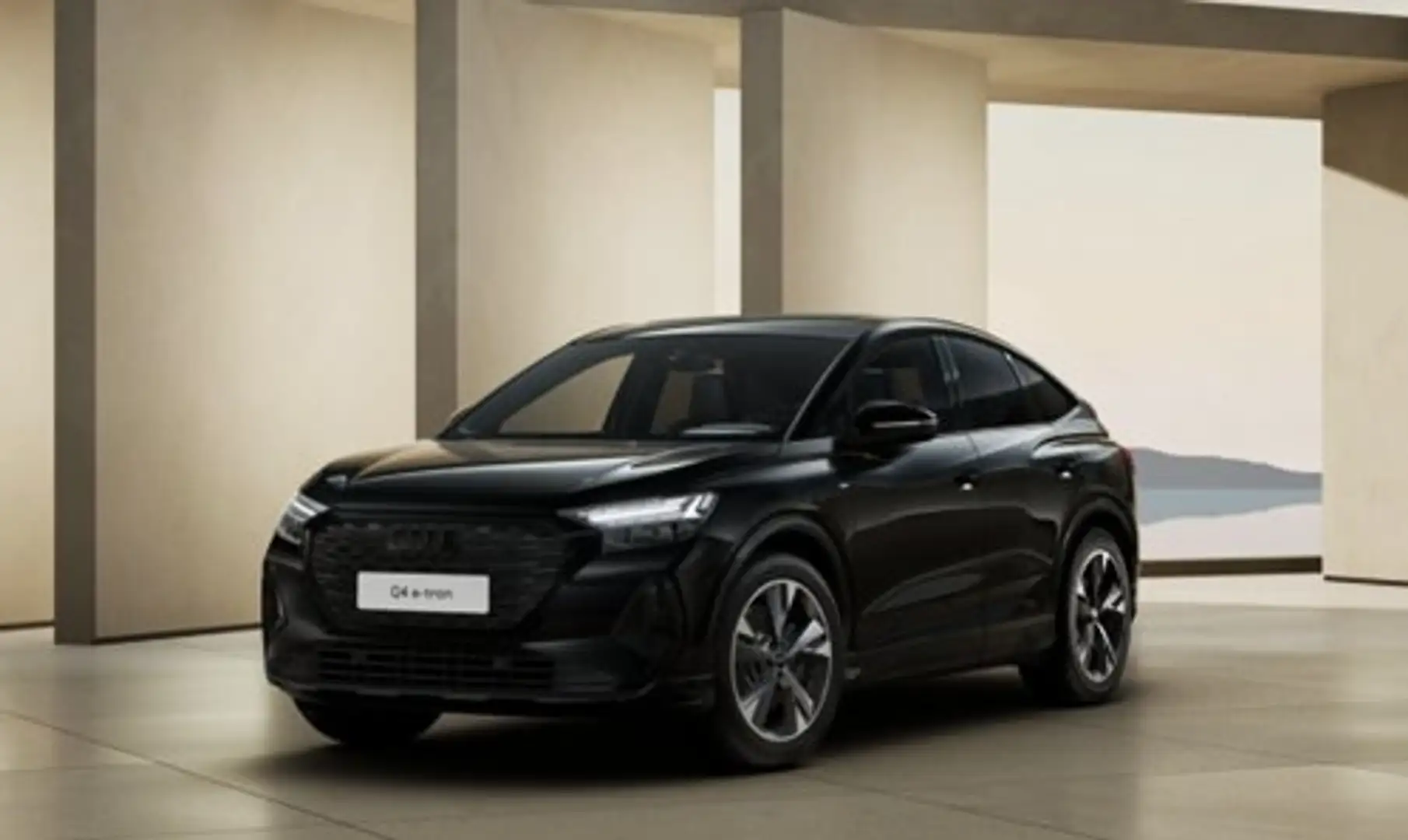 Audi Q4 e-tron 45 S-line - Pano/Matrix/SONOS/Memory/HUD/Heatpump Чорний - 1