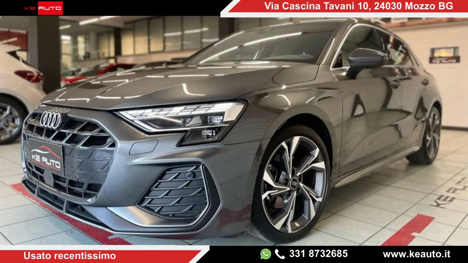 Audi A3 Sportback 35 2.0 tdi S line edition s-tronic Grigio - 1