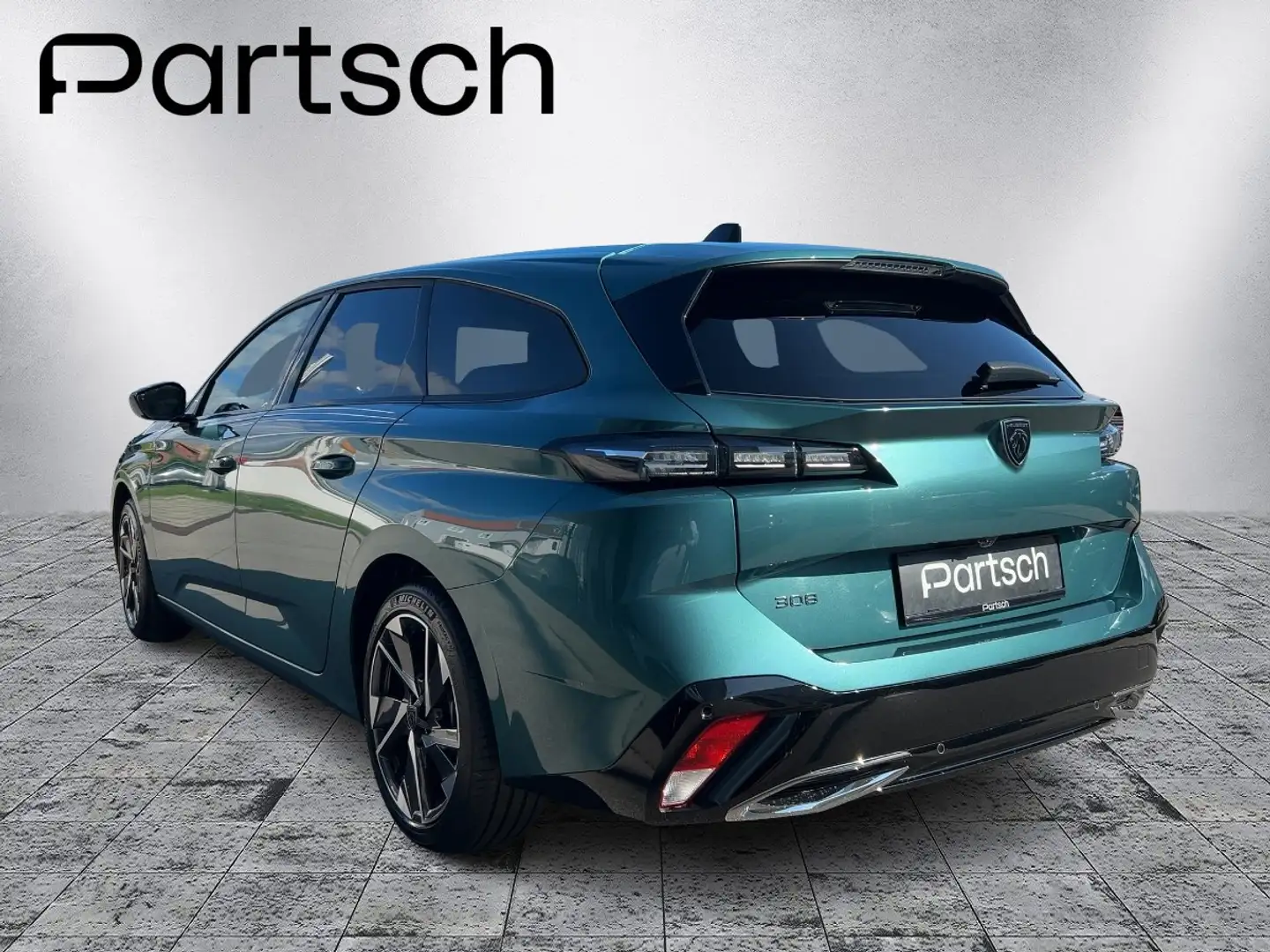 Peugeot 308 SW Allure Hybrid 145 e-DCS6 AUT Teilled. Blau - 2