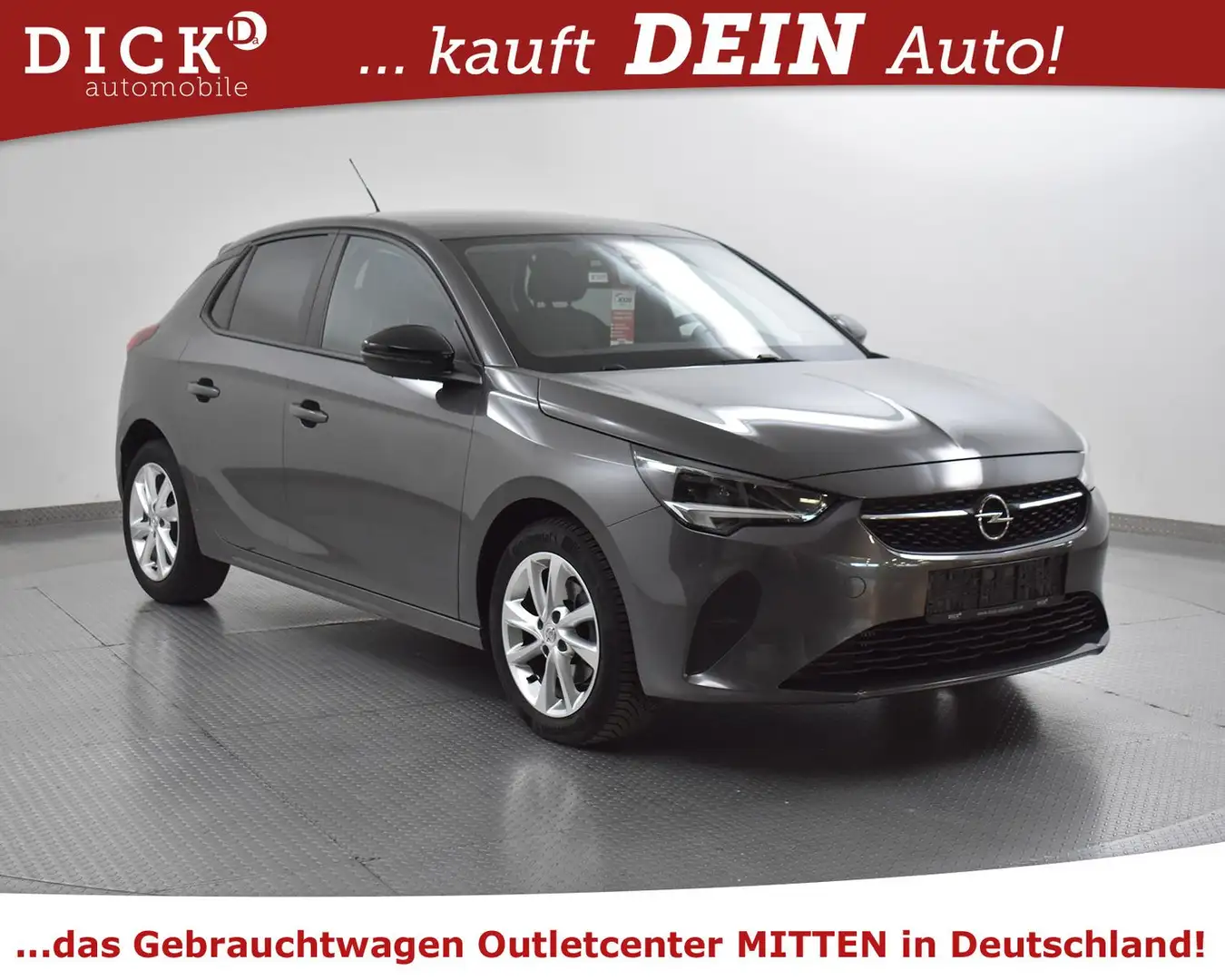 Opel Corsa F 1.2 Editio NAVI+KAM+LED+SHZ+PDC+TEMP+DAB Grau - 1