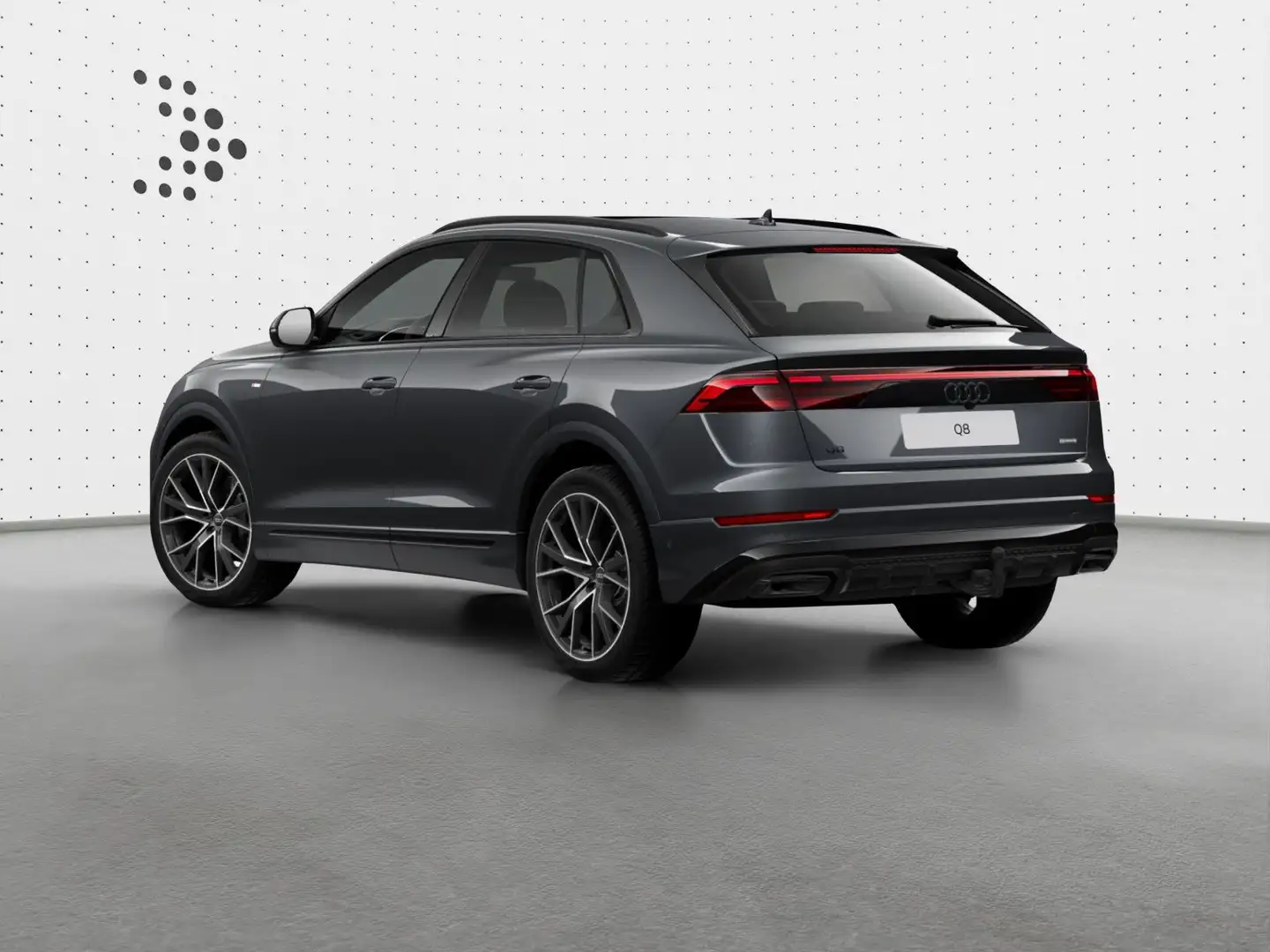 Audi Q8 50 TDI quattro S line AHK*HuD*Air*Pano*360° Grau - 2