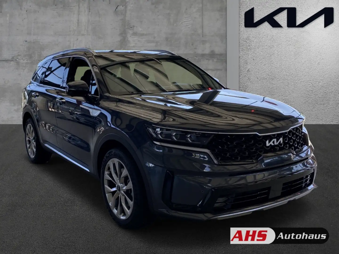Kia Sorento Platinum 4WD 2.2 CRDi EU6d Allrad HUD El. Panodach Grau - 2