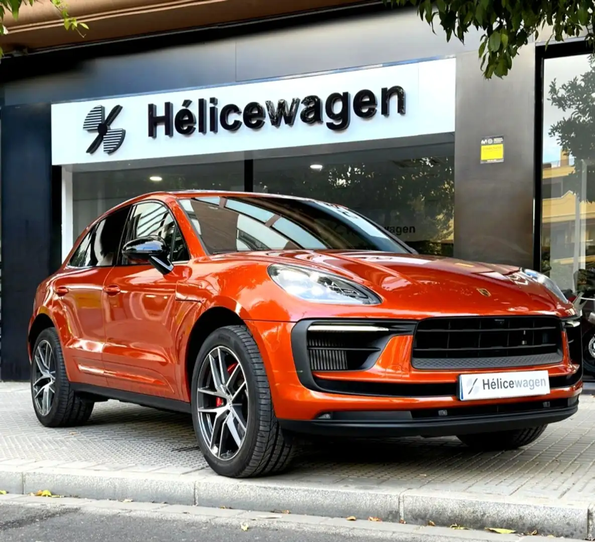 Porsche Macan S Aut. Naranja - 1