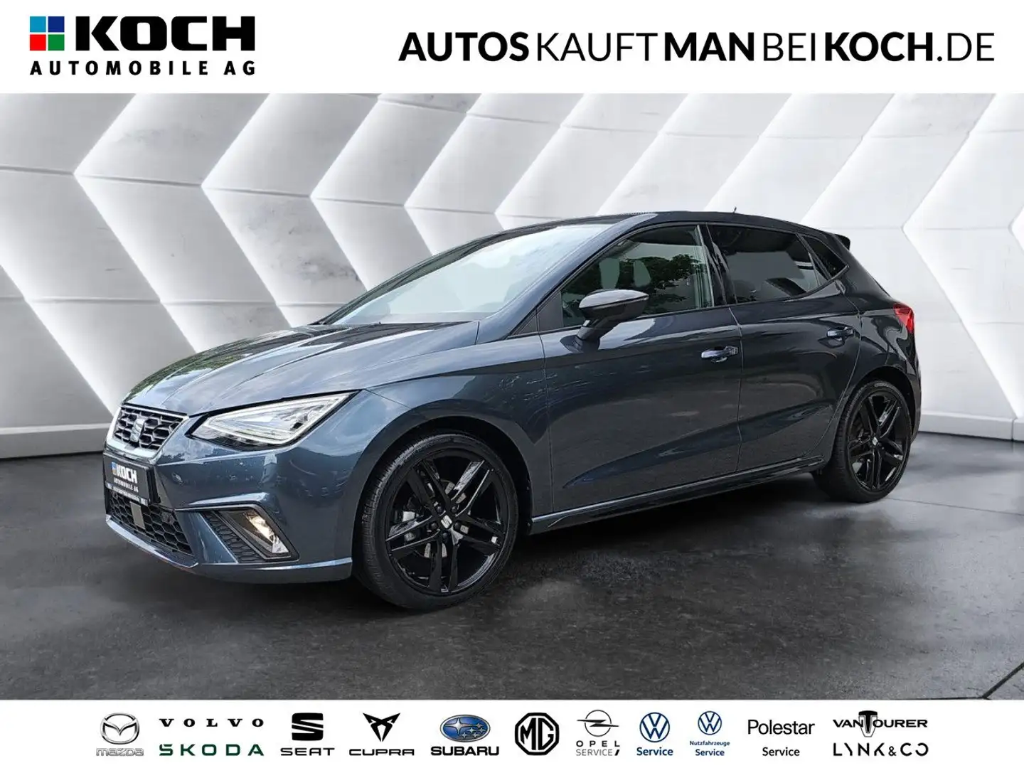 SEAT Ibiza 1.0 TSI DSG Pro Black Edition FR NAVI LED AC Grau - 1