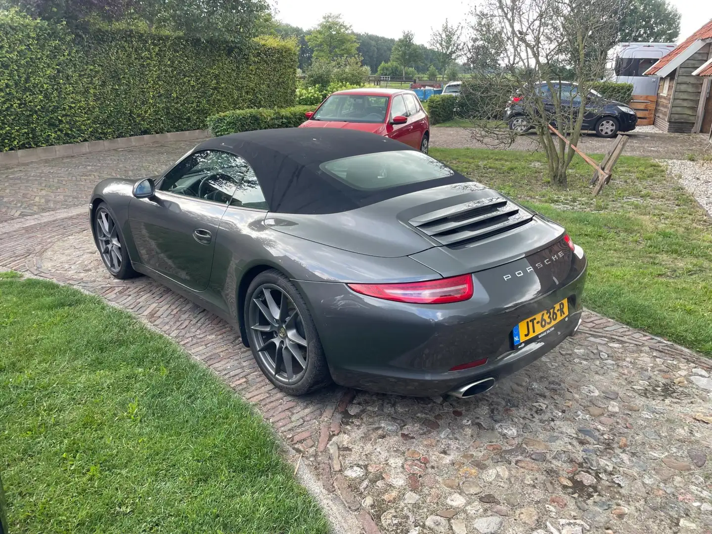 Porsche 991 Cabrio 3.4 Carrera-991.1-PDK-20"-Achatgrau Grijs - 2