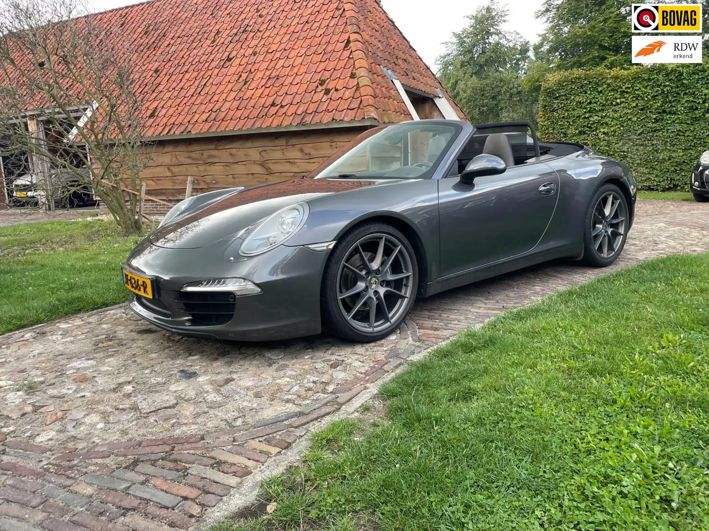 Porsche 991 Cabrio 3.4 Carrera-991.1-PDK-20"-Achatgrau Grijs - 1
