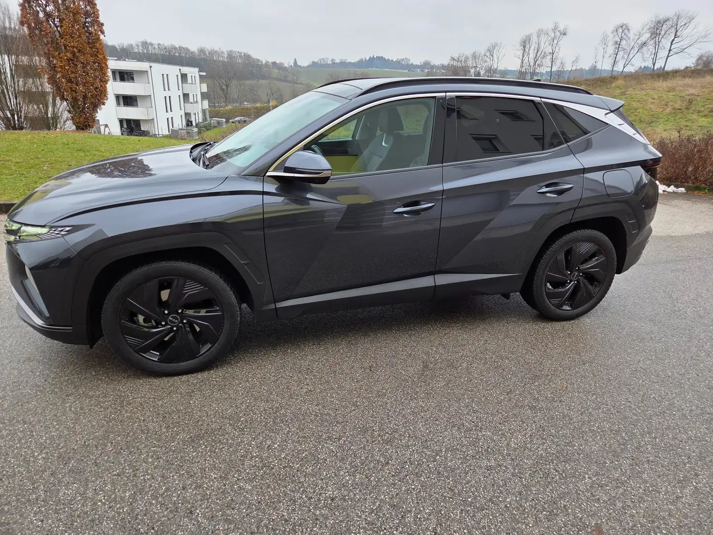 Hyundai TUCSON Tucson 1,6 T-GDI Hybrid 4WD Prestige Line Grau - 2