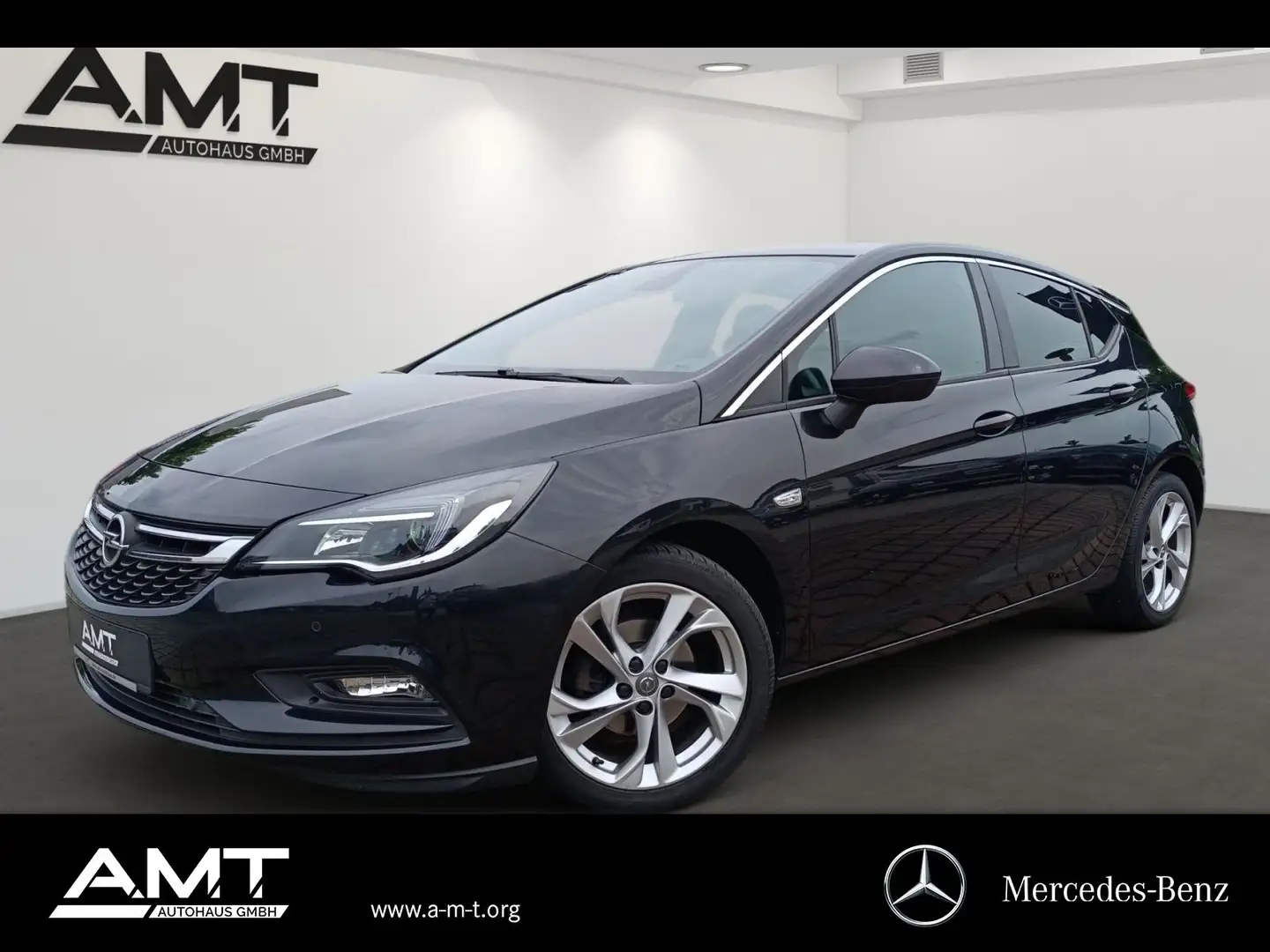 Opel Astra K 1.4 Turbo Dynamic Kamera+Navi+Parkpilot Schwarz - 1