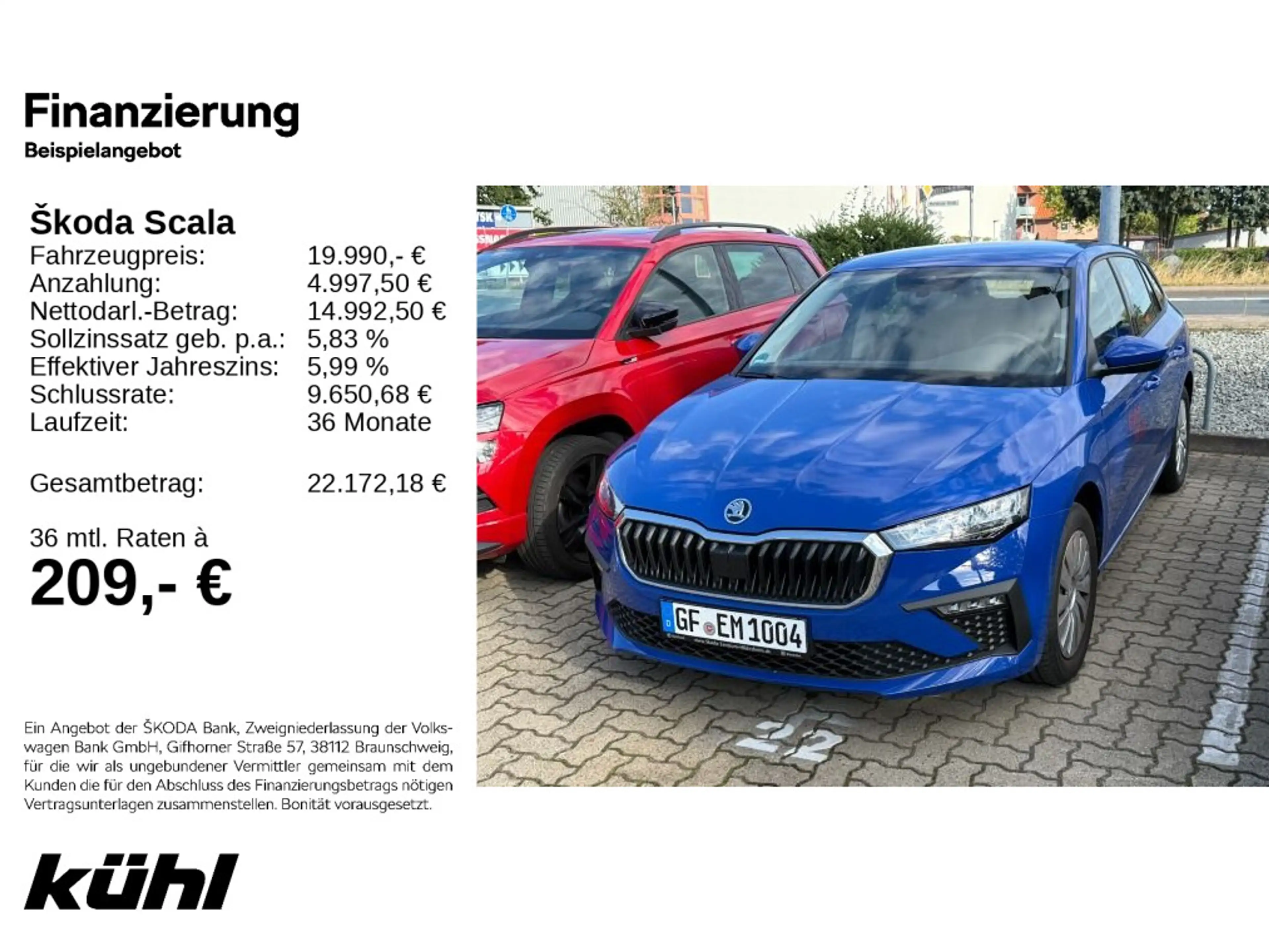 Skoda Scala 1.0 TSI Essence