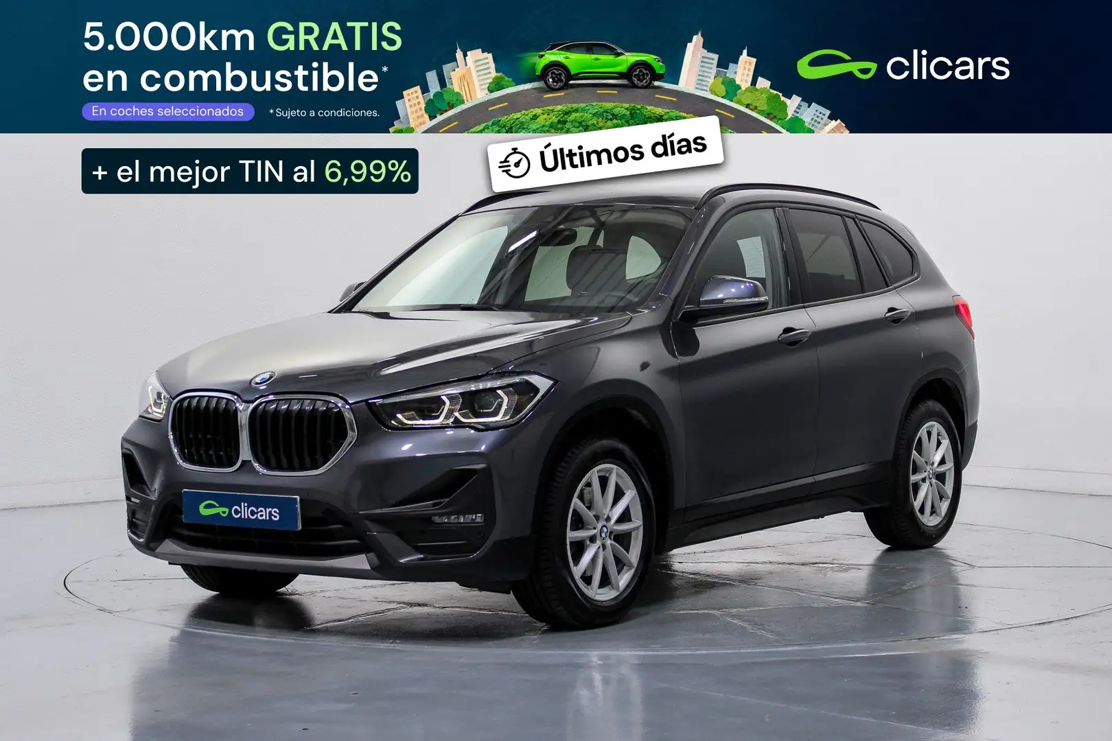 BMW X1 sDrive 18dA Corporate Gris - 1