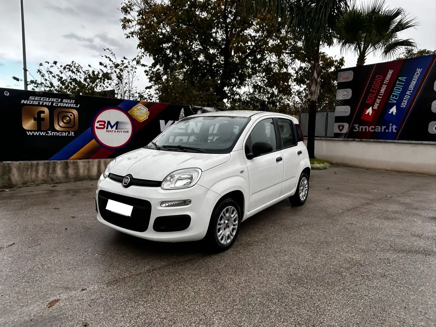 Fiat Panda easy Blanc - 1