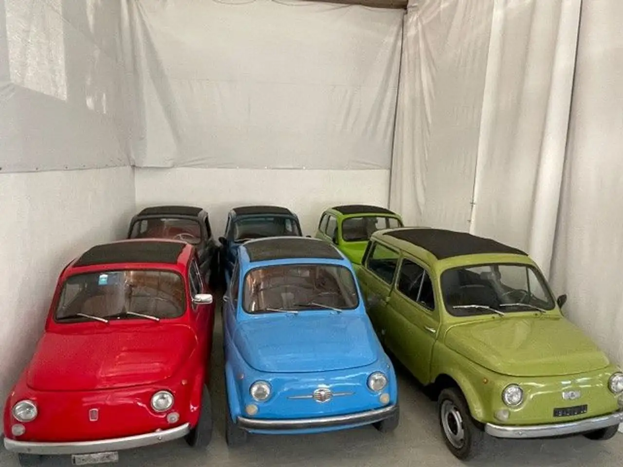 Fiat 500 F weiss+versch Farben von Sammlung top, foto 8