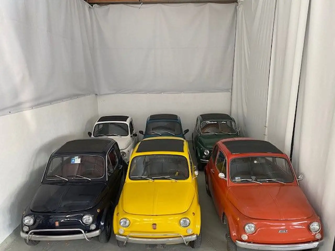 Fiat 500 F weiss+versch Farben von Sammlung top, foto 11