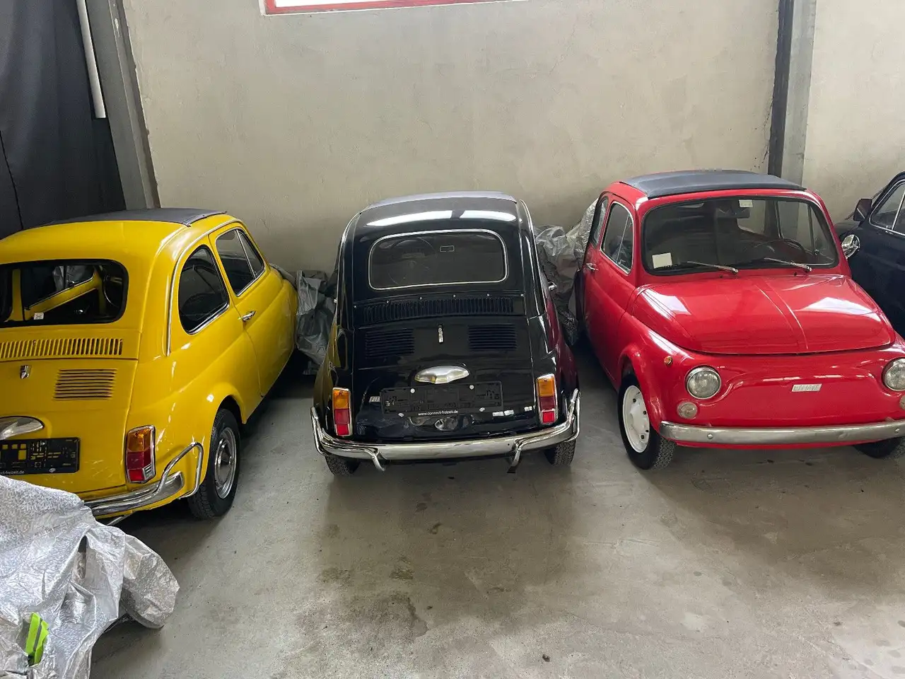 Fiat 500 F weiss+versch Farben von Sammlung top, foto 10