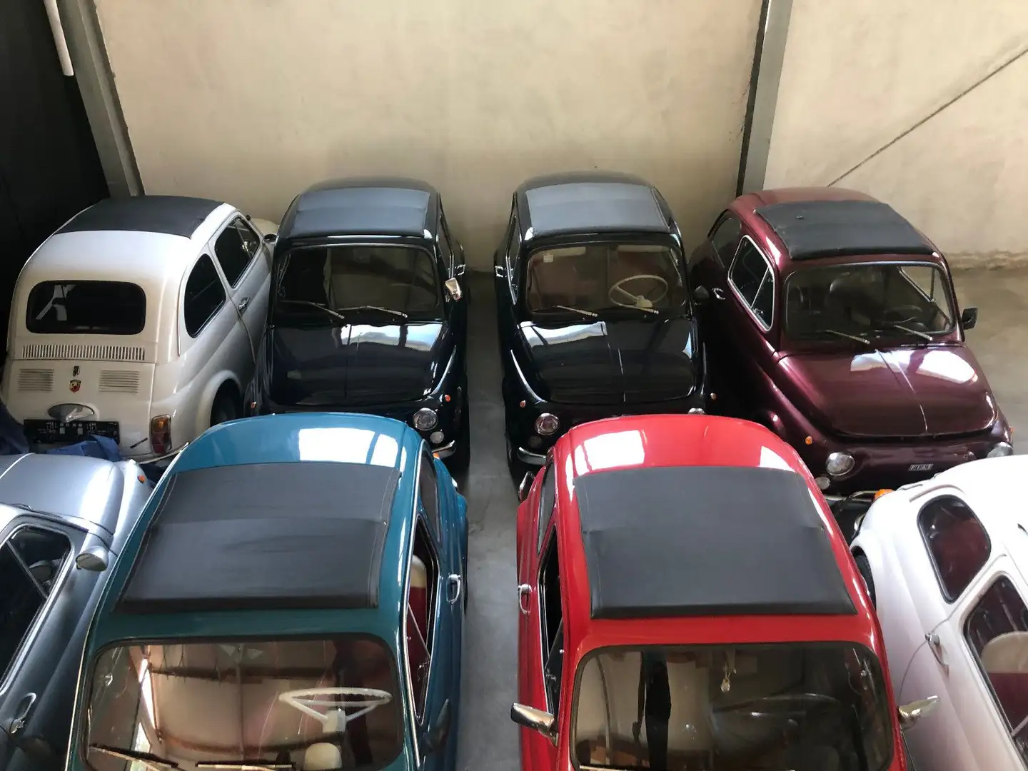 Fiat 500 F weiss+versch Farben von Sammlung top Weiß - 1