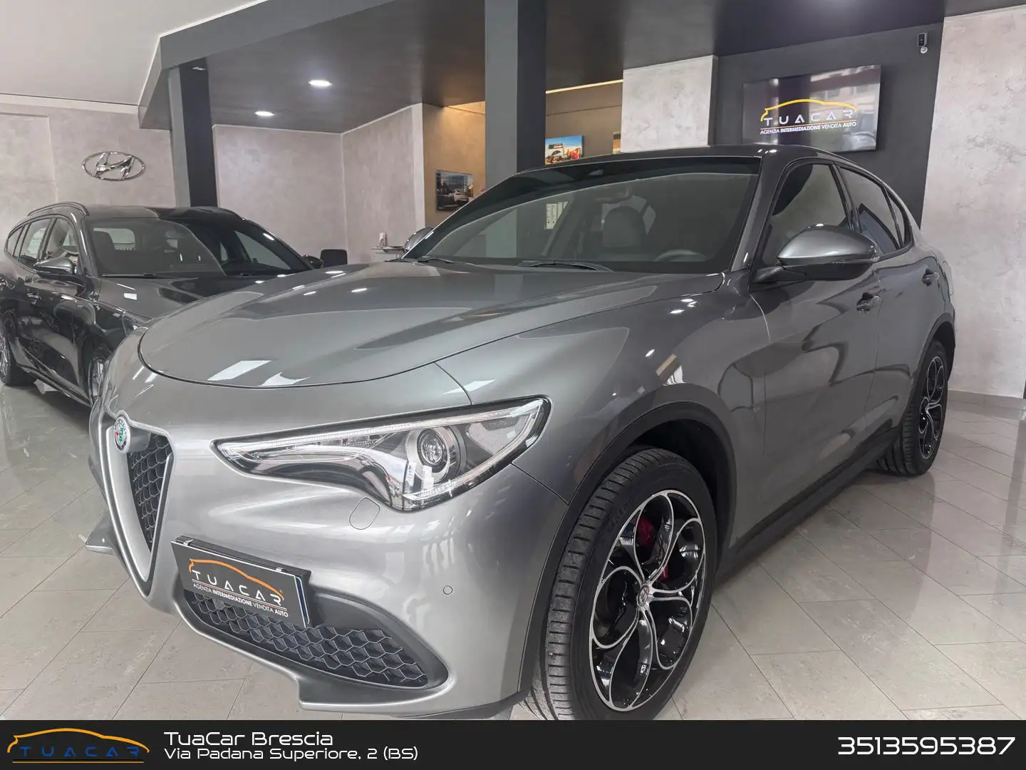Alfa Romeo Stelvio Executive 2.2 Grigio - 1