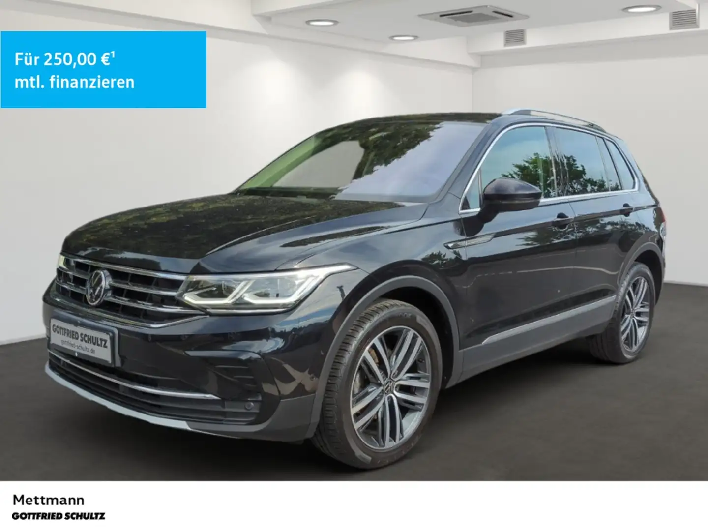 Volkswagen Tiguan 2.0 TDI Elegance DSG LED NAVI PANO AHK SHZ PDC LM Schwarz - 1
