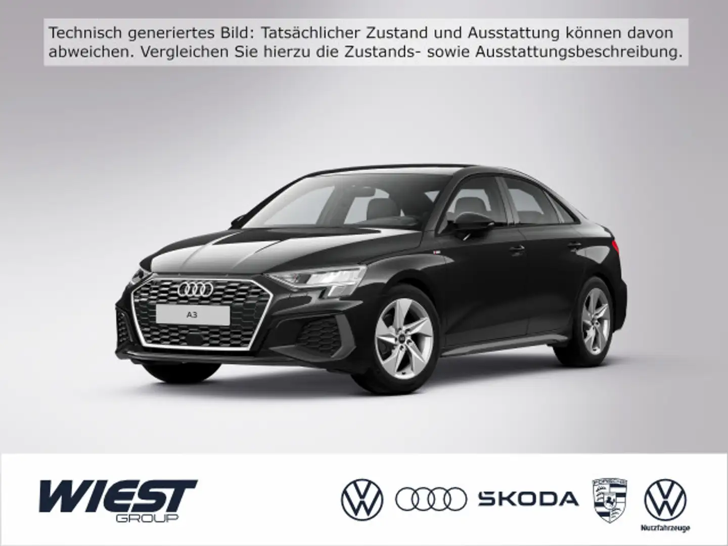 Audi A3 30 TFSI S line S tronic *Fahrschulfahrzeug* S Schwarz - 1