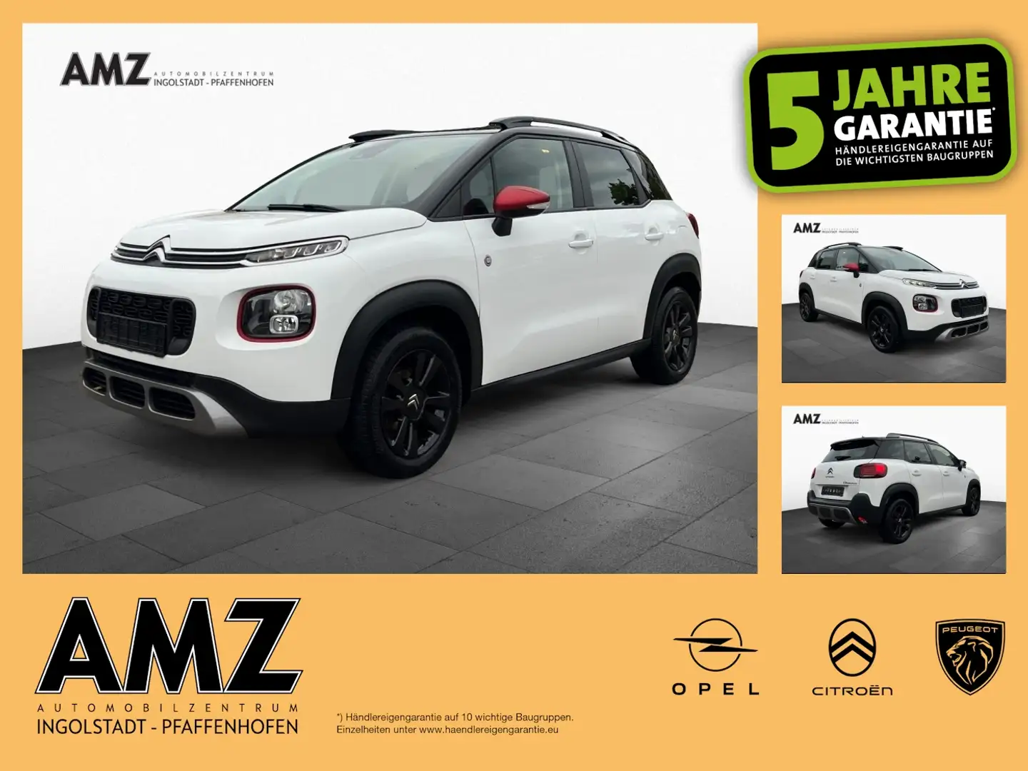 Citroen C3 Aircross 1.2 PureTech 110 C-Series Navi+SHZ Weiß - 1