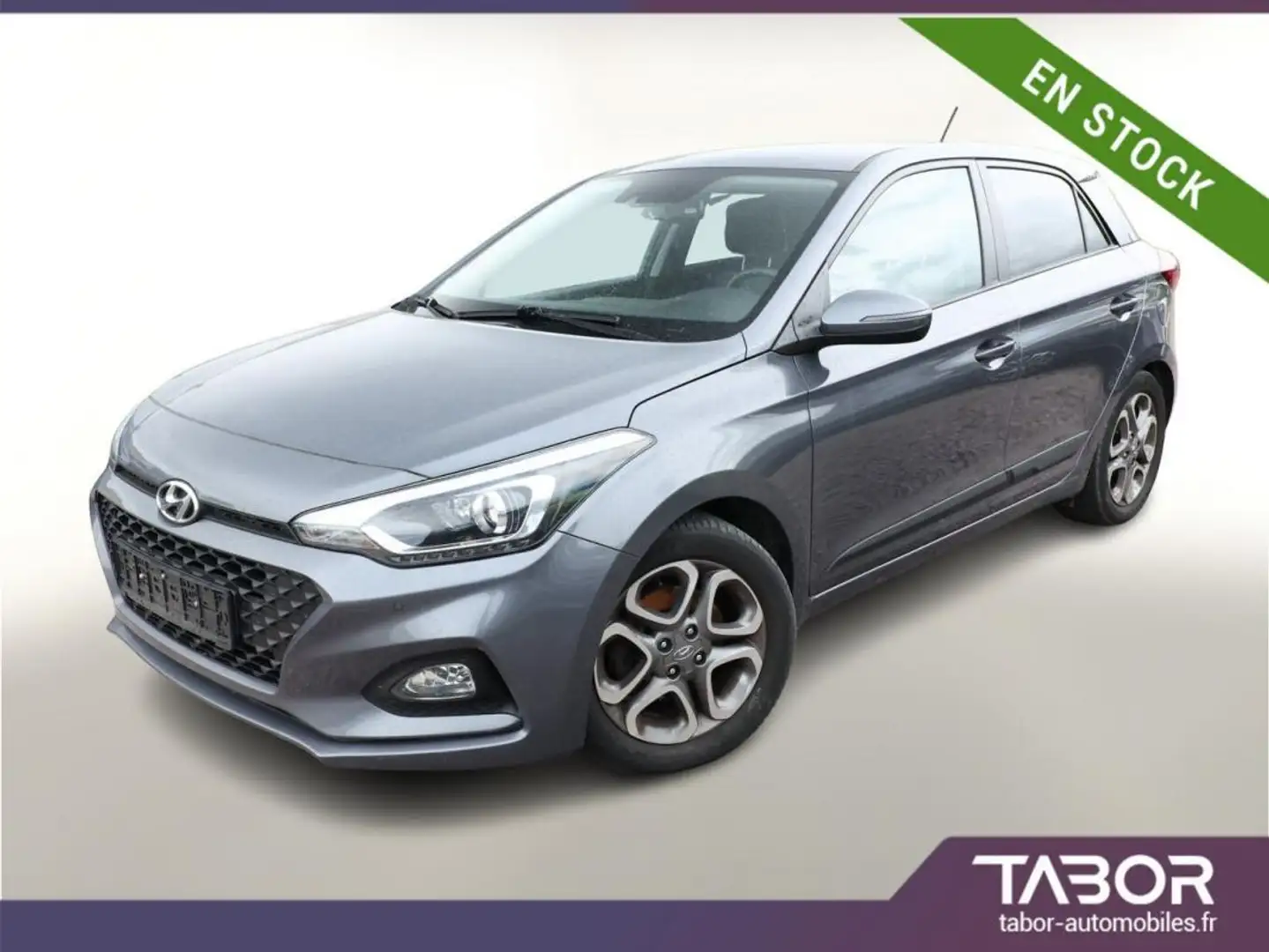 Hyundai i20 1.0 120 Style GPS radars CarPlay Gris - 1