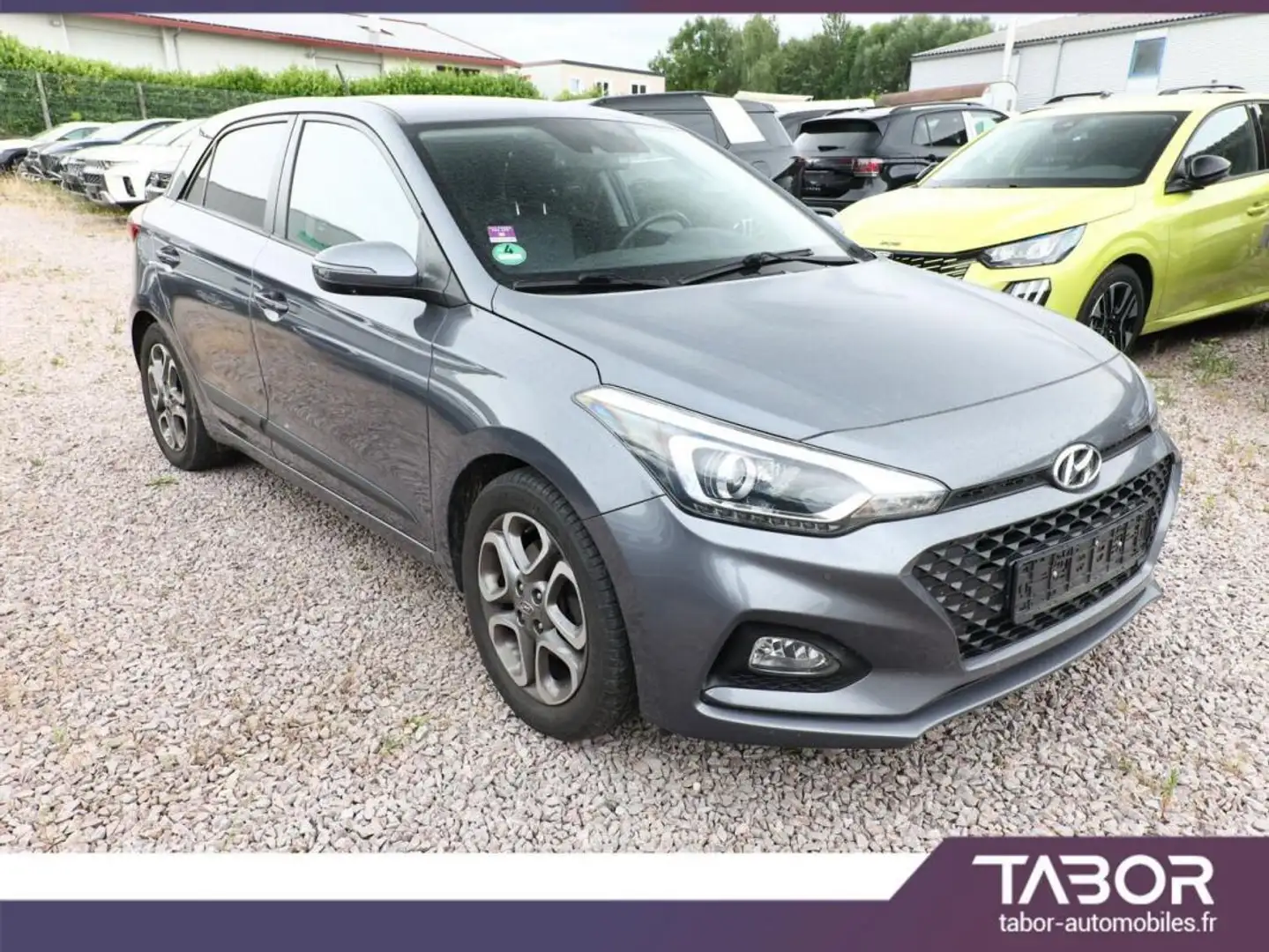 Hyundai i20 1.0 120 Style GPS radars CarPlay Gris - 2