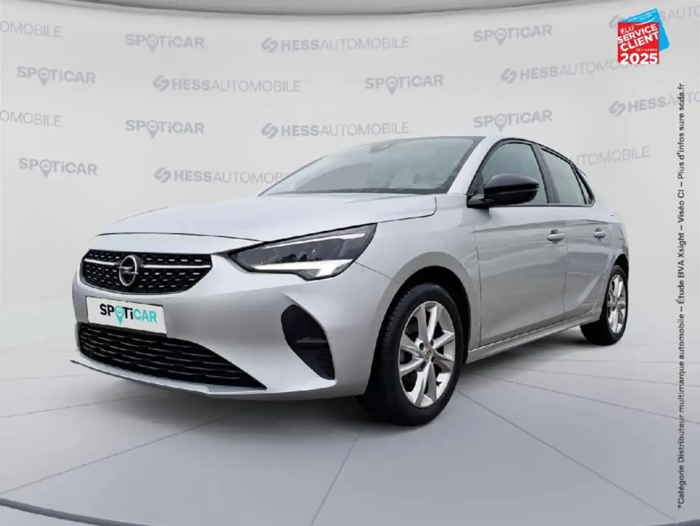 Opel Corsa-e 1.2 75ch Elegance Business GPS Carplay Gris - 1