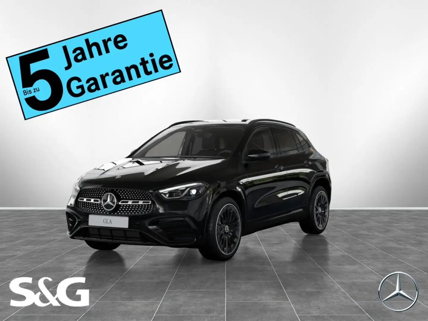 Mercedes-Benz GLA 200 d AMG MBUX+RüKam+M-LED+AHK+Night+LM20" Schwarz - 1