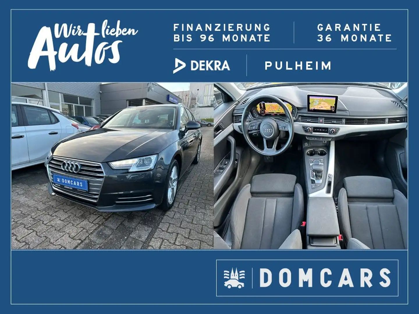 Audi A4 Avant sport/VIRTUAL/KLIMAAUTOMATIK/PDC/ALU/ Grau - 1