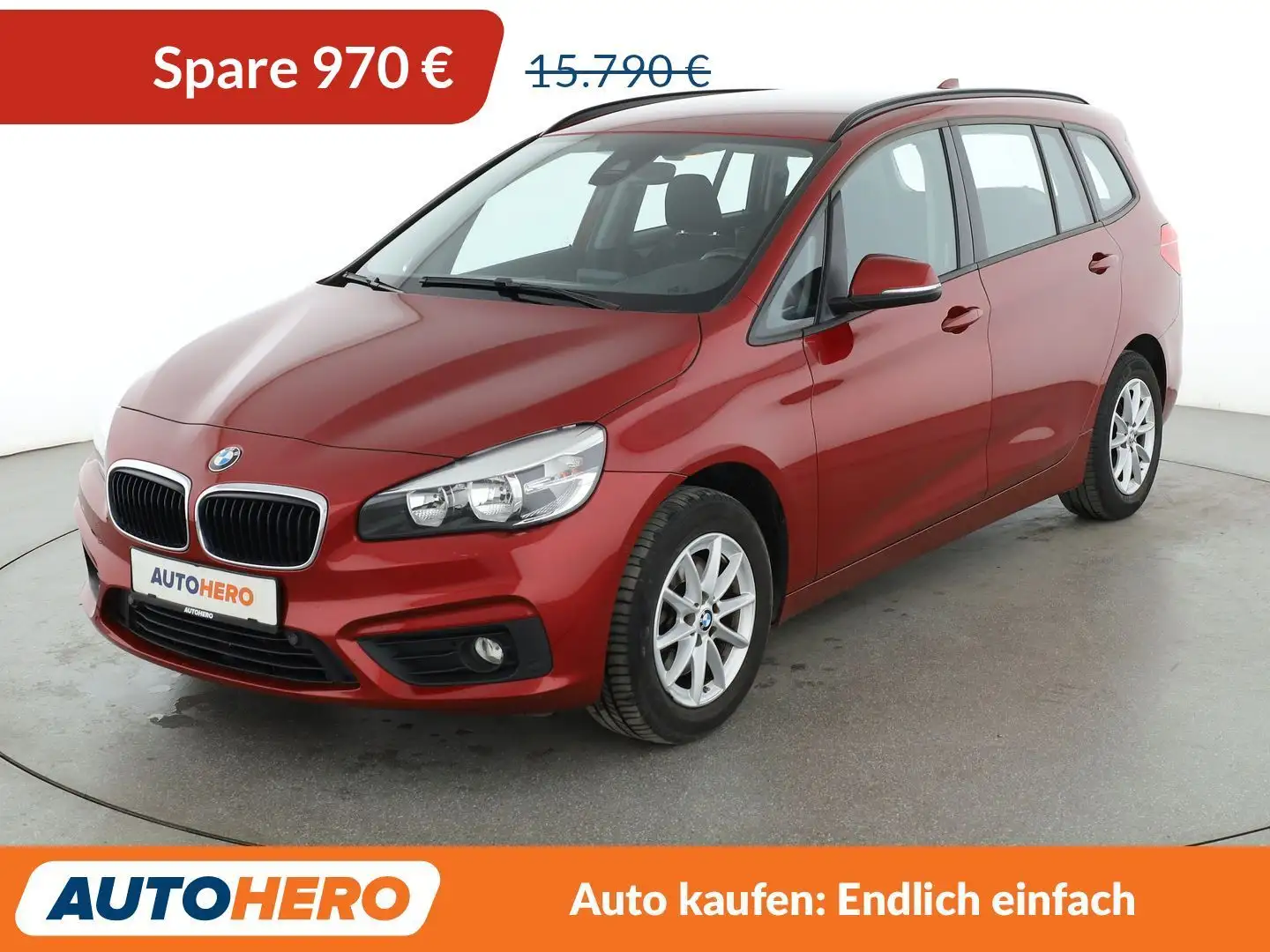 BMW 218 218i Gran Tourer Advantage *TEMPO*PDC*SHZ*ALU* Rot - 1