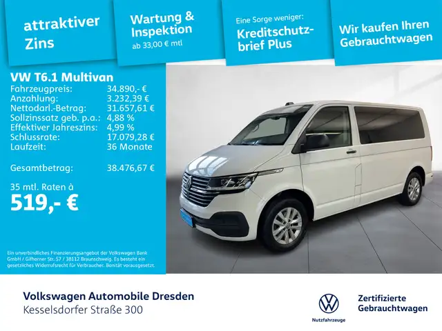 Volkswagen T6.1 Multivan Trendline LED NAVI ACC LANE Sitzhg