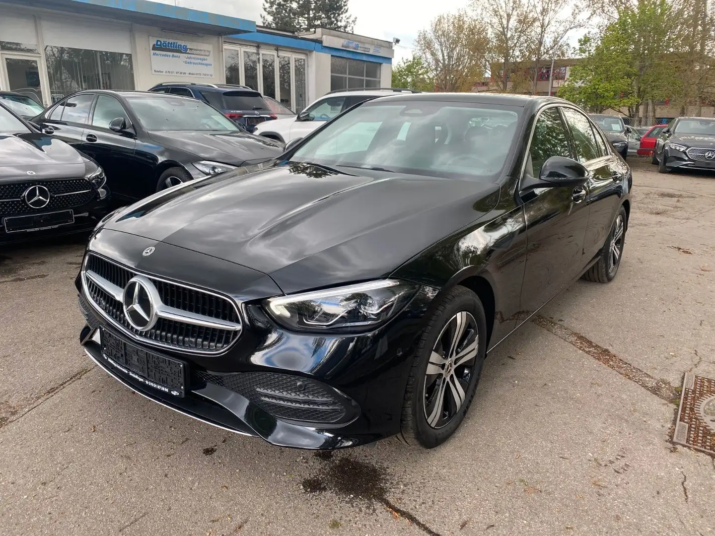 Mercedes-Benz C 180 Avantgarde Advanced/Kamera/Spur/LED/Ambie Zwart - 1
