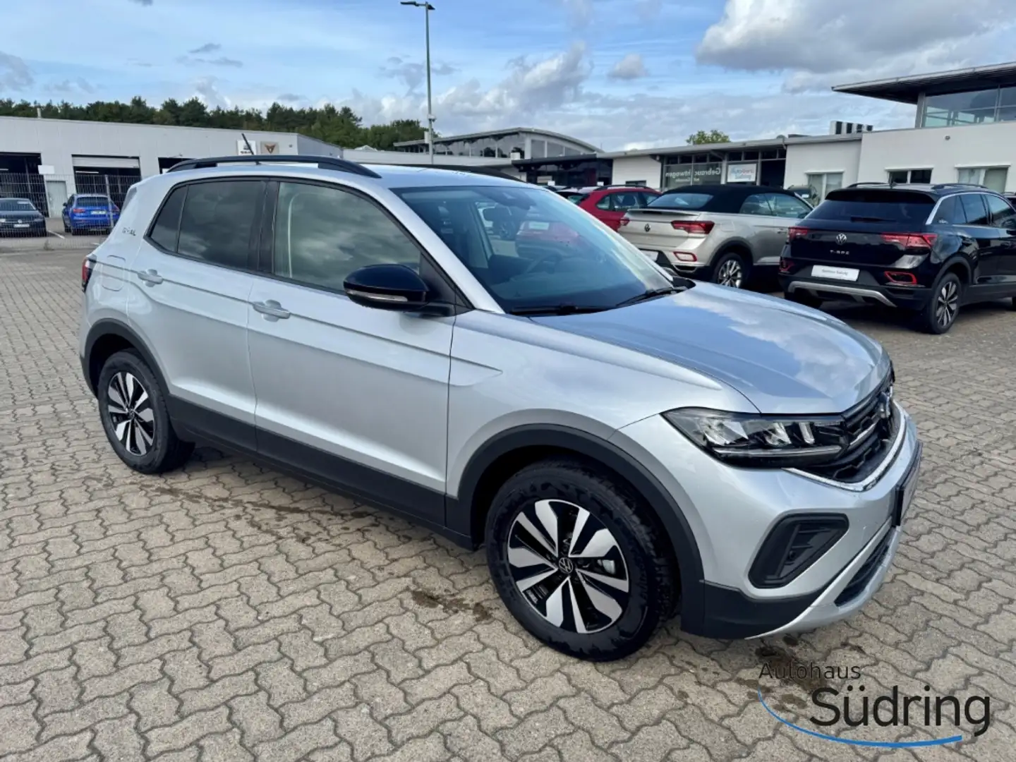 Volkswagen T-Cross 1,0 TSI GOAL DSG AHK LED ACC AppConnect Argent - 2
