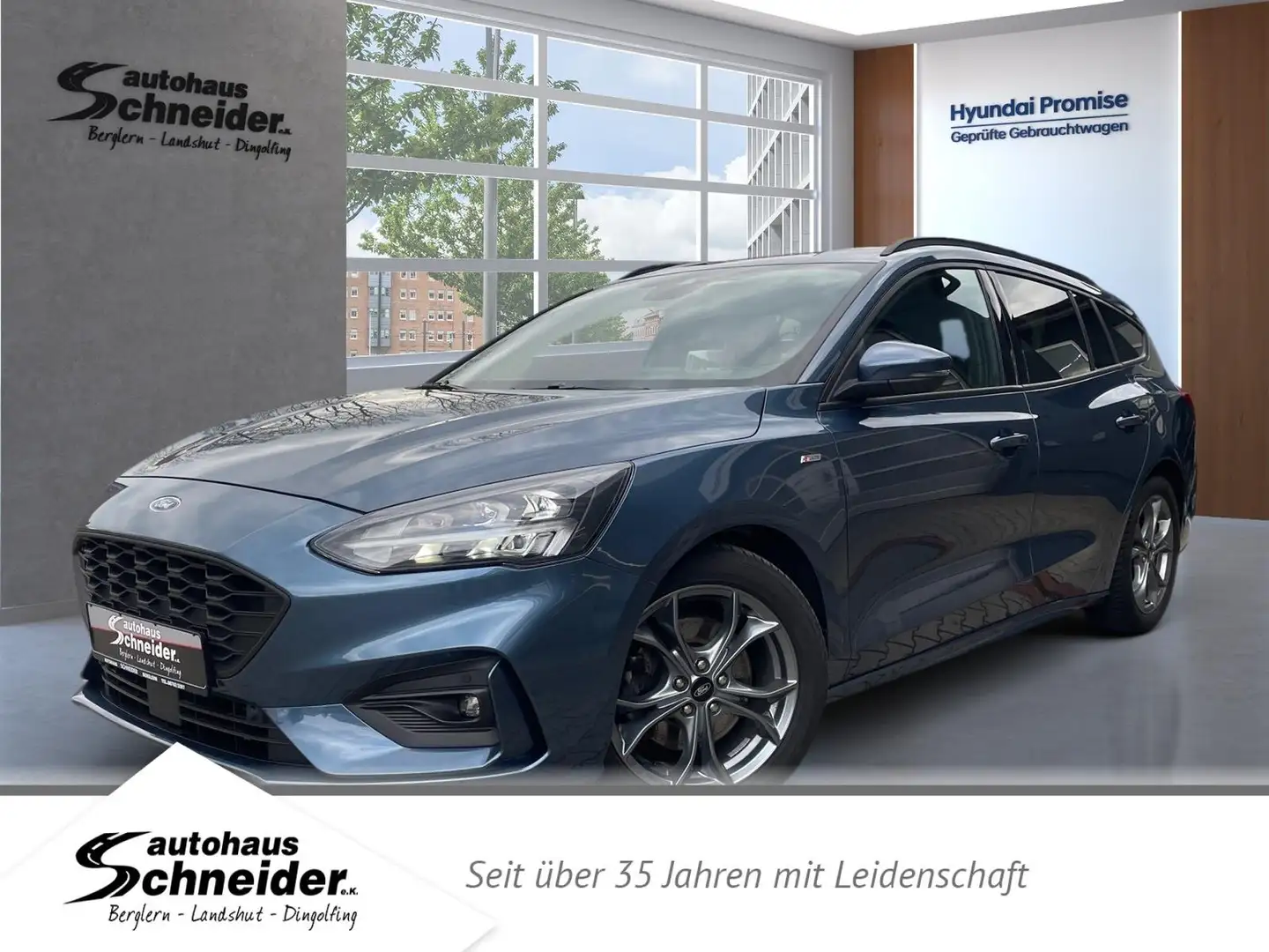 Ford Focus Turnier 1.0 EcoBoost ST-Line NAVI/HuD/LED/SHZ/KAME Blu/Azzurro - 1
