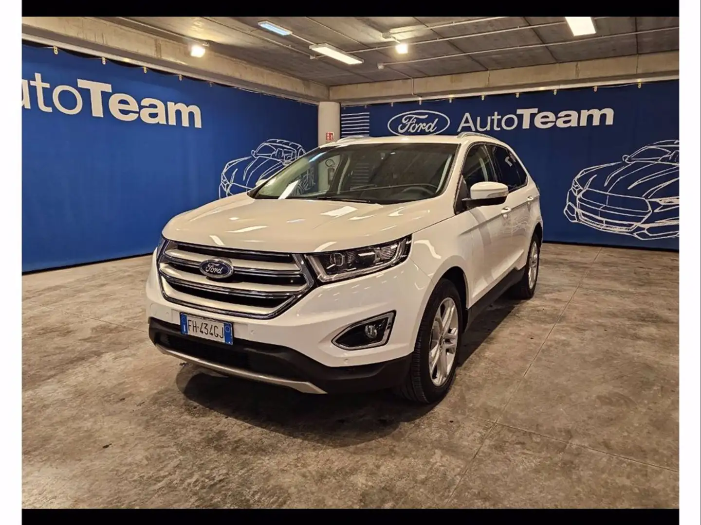 Ford Edge 2.0 tdci titanium s&s awd 210cv powershift Weiß - 1