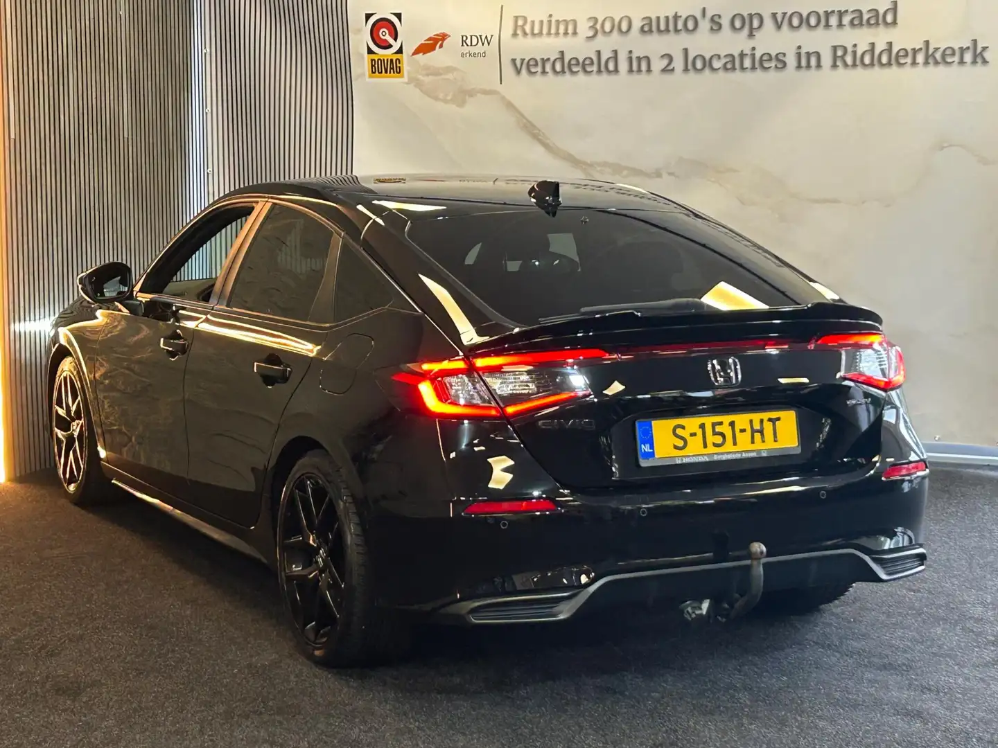 Honda Civic 2.0 e:HEV Sport|GARANTIE|NAP|TREKHAAK|CARPLAY|ADAP Negro - 2